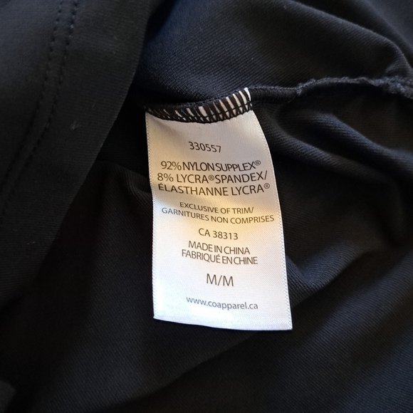 Tuff Athletics Active Top Womens Medium Black Grey Workout Tank Sleeveless - Picture 8 of 15